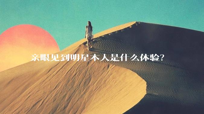 亲眼见到明星本人是什么体验？