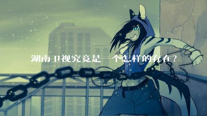 湖南卫视究竟是一个怎样的存在？